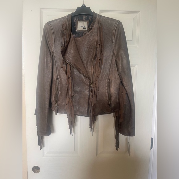 Levi's Jackets & Blazers - Nwt. Levi’s Leather Fringe Jacket